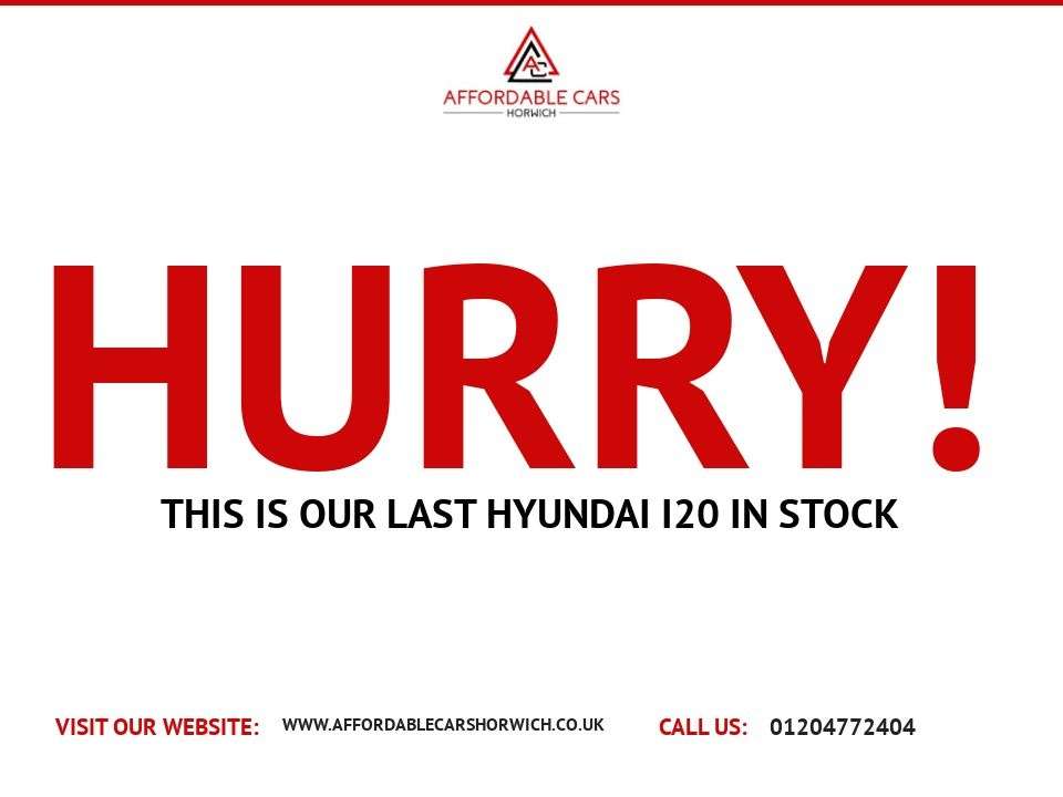 A 2017 HYUNDAI I20 1.2 SE Hatchback 5dr Petrol Manual Euro 6 (84 ps) A 2017 HYUNDAI I20 1.2 SE Hatchback 5dr Petrol Manual Euro 6 (84 ps)