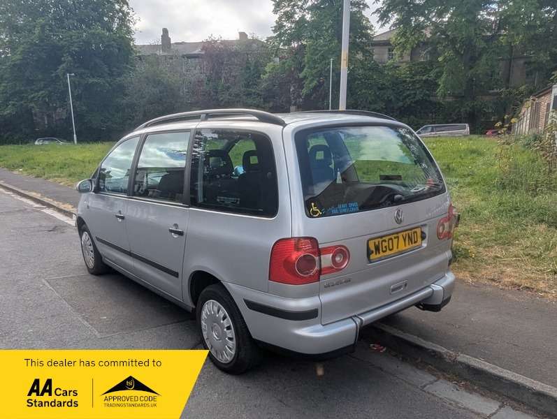 A 2007 VOLKSWAGEN SHARAN 2.0 SE (115BHP) WHEEL CHAIR ACCESS VEHICLE A 2007 VOLKSWAGEN SHARAN 2.0 SE (115BHP) WHEEL CHAIR ACCESS VEHICLE