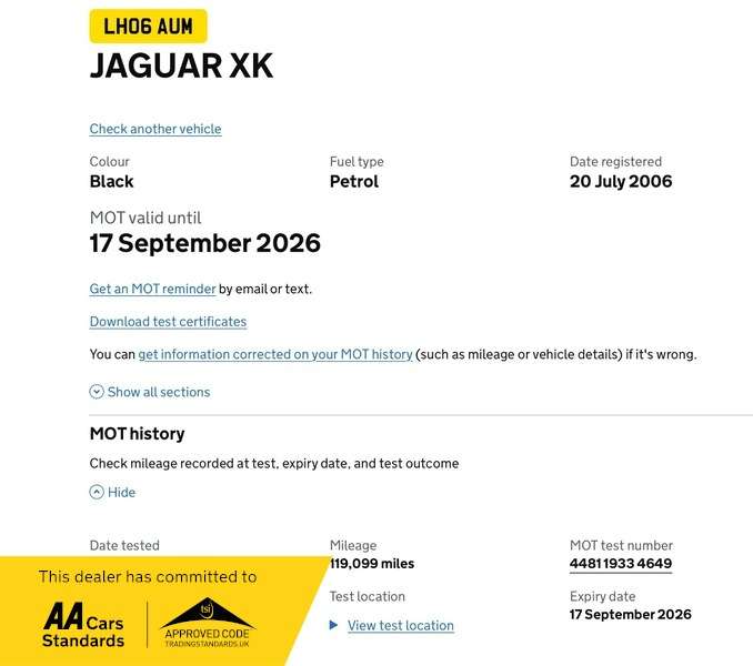 2006 JAGUAR XK 2006 JAGUAR XK