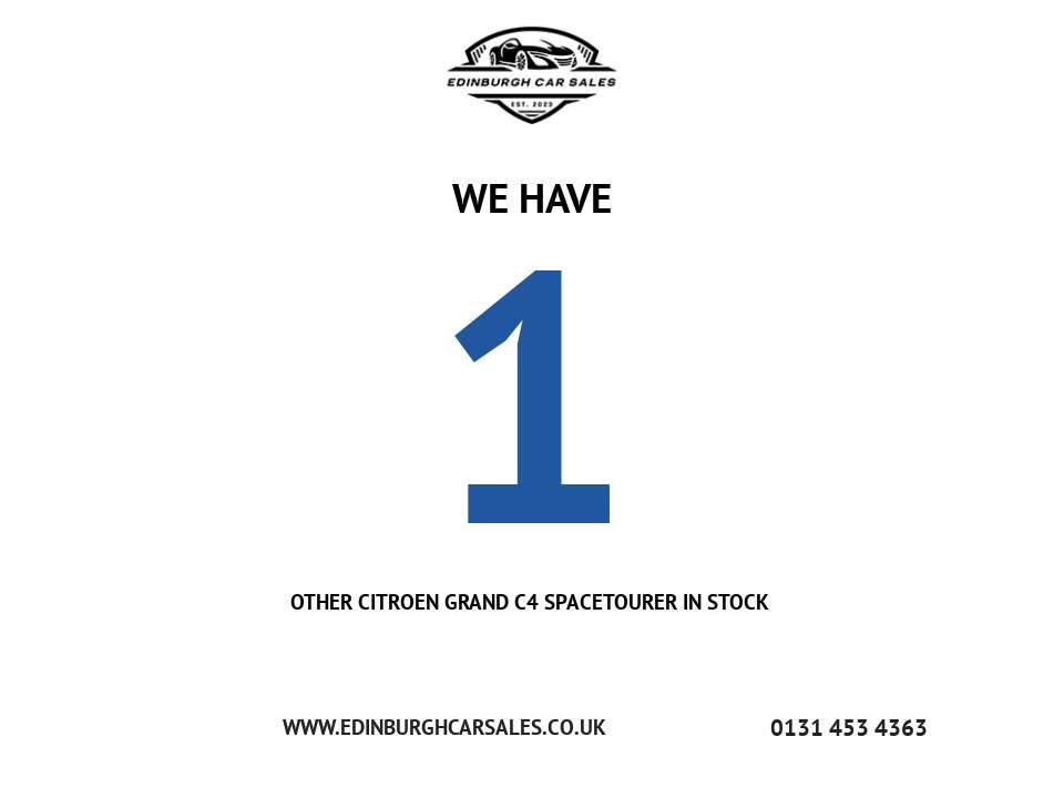 A 2019 CITROEN GRAND C4 SPACETOURER 1.5 BlueHDi Flair MPV 5dr Diesel Manual Euro 6 (s/s) (130 ps) A 2019 CITROEN GRAND C4 SPACETOURER 1.5 BlueHDi Flair MPV 5dr Diesel Manual Euro 6 (s/s) (130 ps)