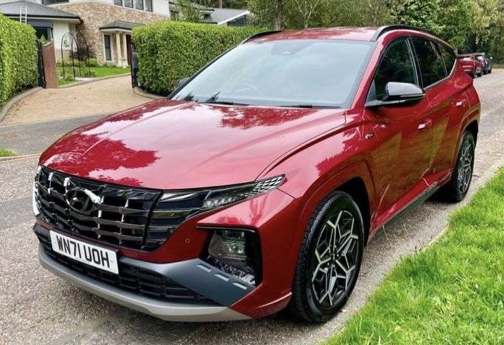 A 2021 HYUNDAI TUCSON 1.6 T-GDi N Line SUV 5dr Petrol Manual Euro 6 (s/s) (150 ps) FULL SERVICE H A 2021 HYUNDAI TUCSON 1.6 T-GDi N Line SUV 5dr Petrol Manual Euro 6 (s/s) (150 ps) FULL SERVICE H