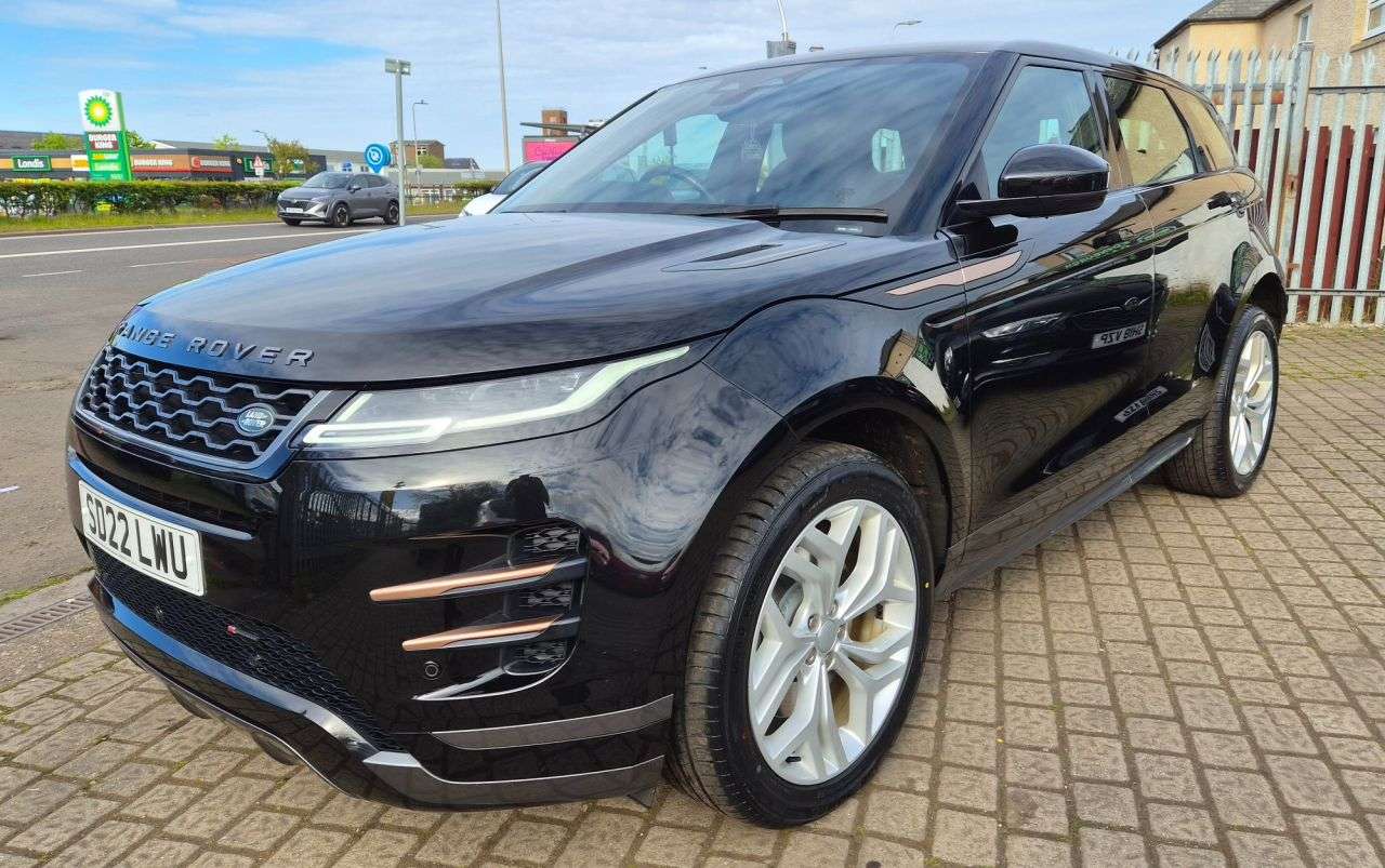 A 2022 LAND ROVER RANGE ROVER EVOQUE 2.0 P250 MHEV R-Dynamic SE SUV 5dr Petrol Auto 4WD Euro 6 (s/s) (249 ps) A 2022 LAND ROVER RANGE ROVER EVOQUE 2.0 P250 MHEV R-Dynamic SE SUV 5dr Petrol Auto 4WD Euro 6 (s/s) (249 ps)