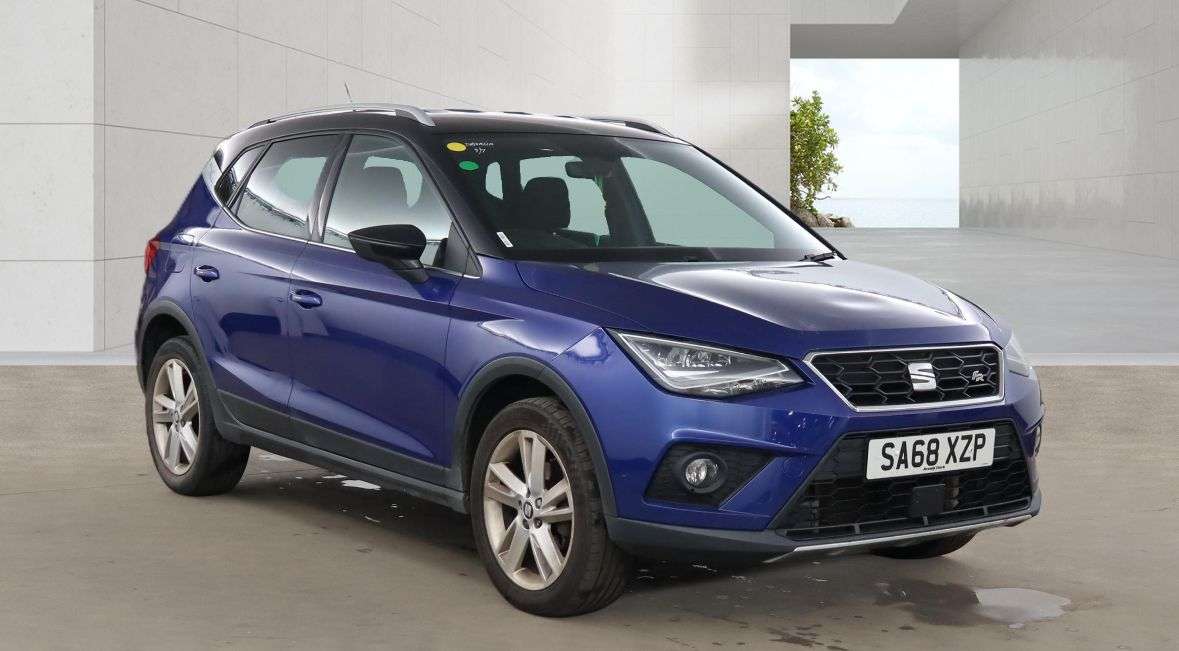 A 2018 SEAT ARONA 1.0 TSI GPF FR SUV 5dr Petrol DSG Euro 6 (s/s) (115 ps) A 2018 SEAT ARONA 1.0 TSI GPF FR SUV 5dr Petrol DSG Euro 6 (s/s) (115 ps)