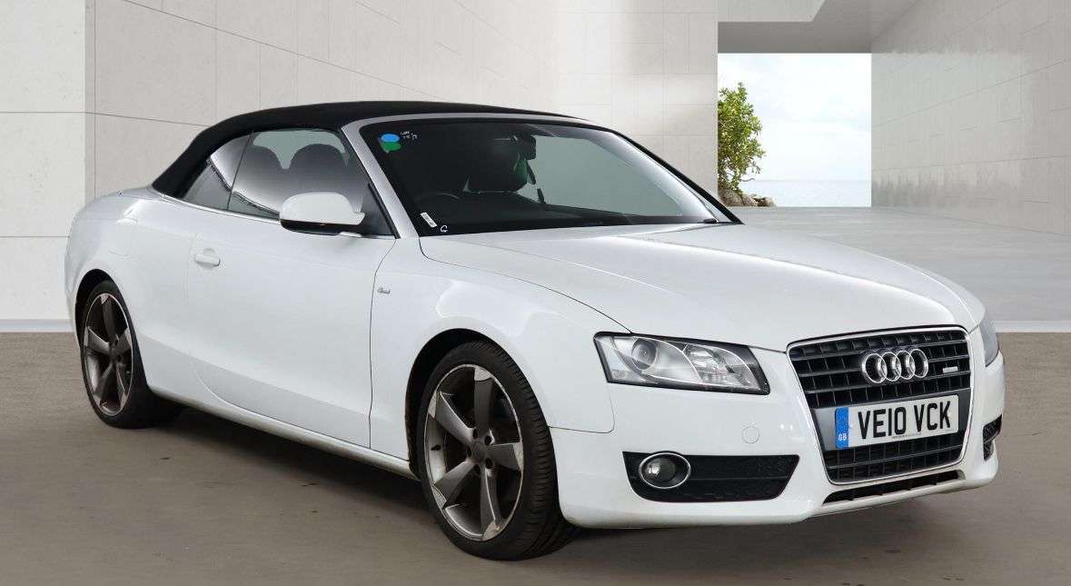 A 2010 AUDI A5 CABRIOLET 2.0 TDI Convertible 2dr Diesel Manual Euro 5 (s/s) (170 ps) A 2010 AUDI A5 CABRIOLET 2.0 TDI Convertible 2dr Diesel Manual Euro 5 (s/s) (170 ps)