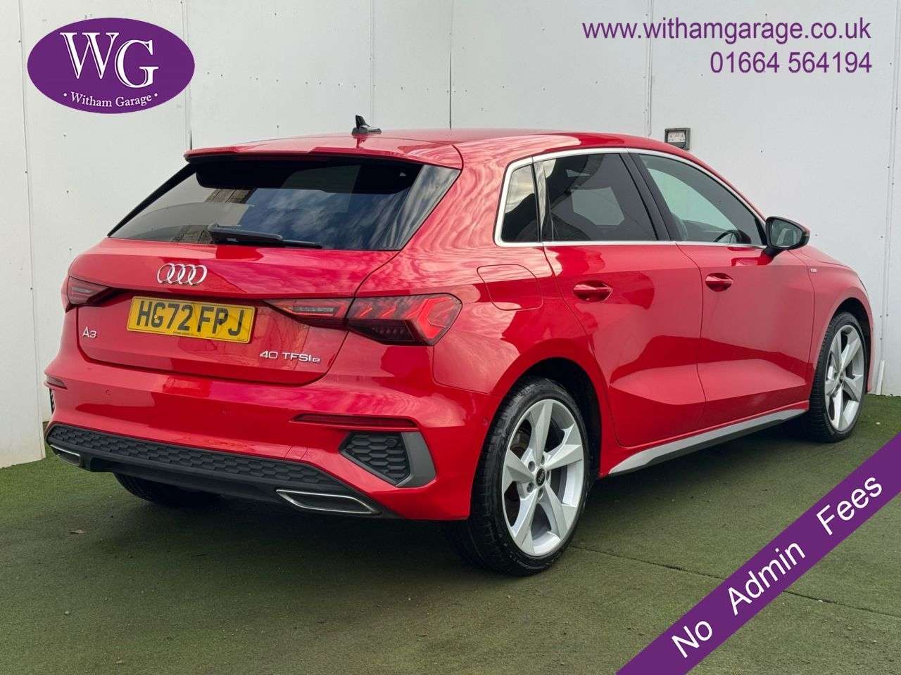 A 2022 AUDI A3 1.4 TFSIe 40 S line Sportback 5dr Petrol Plug-in Hybrid S Tronic Euro 6 (s/ A 2022 AUDI A3 1.4 TFSIe 40 S line Sportback 5dr Petrol Plug-in Hybrid S Tronic Euro 6 (s/