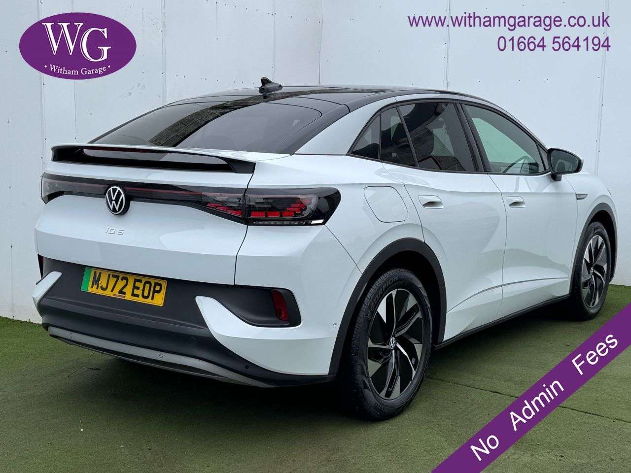 A 2022 VOLKSWAGEN ID.5 Pro Performance 77kWh Style SUV 5dr Electric Auto (204 ps) A 2022 VOLKSWAGEN ID.5 Pro Performance 77kWh Style SUV 5dr Electric Auto (204 ps)