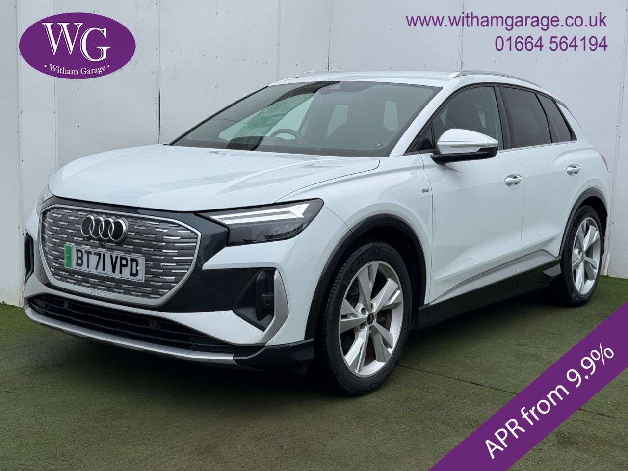 A 2021 AUDI Q4 E-TRON 35 S line SUV 5dr Electric Auto 55kWh (170 ps) A 2021 AUDI Q4 E-TRON 35 S line SUV 5dr Electric Auto 55kWh (170 ps)