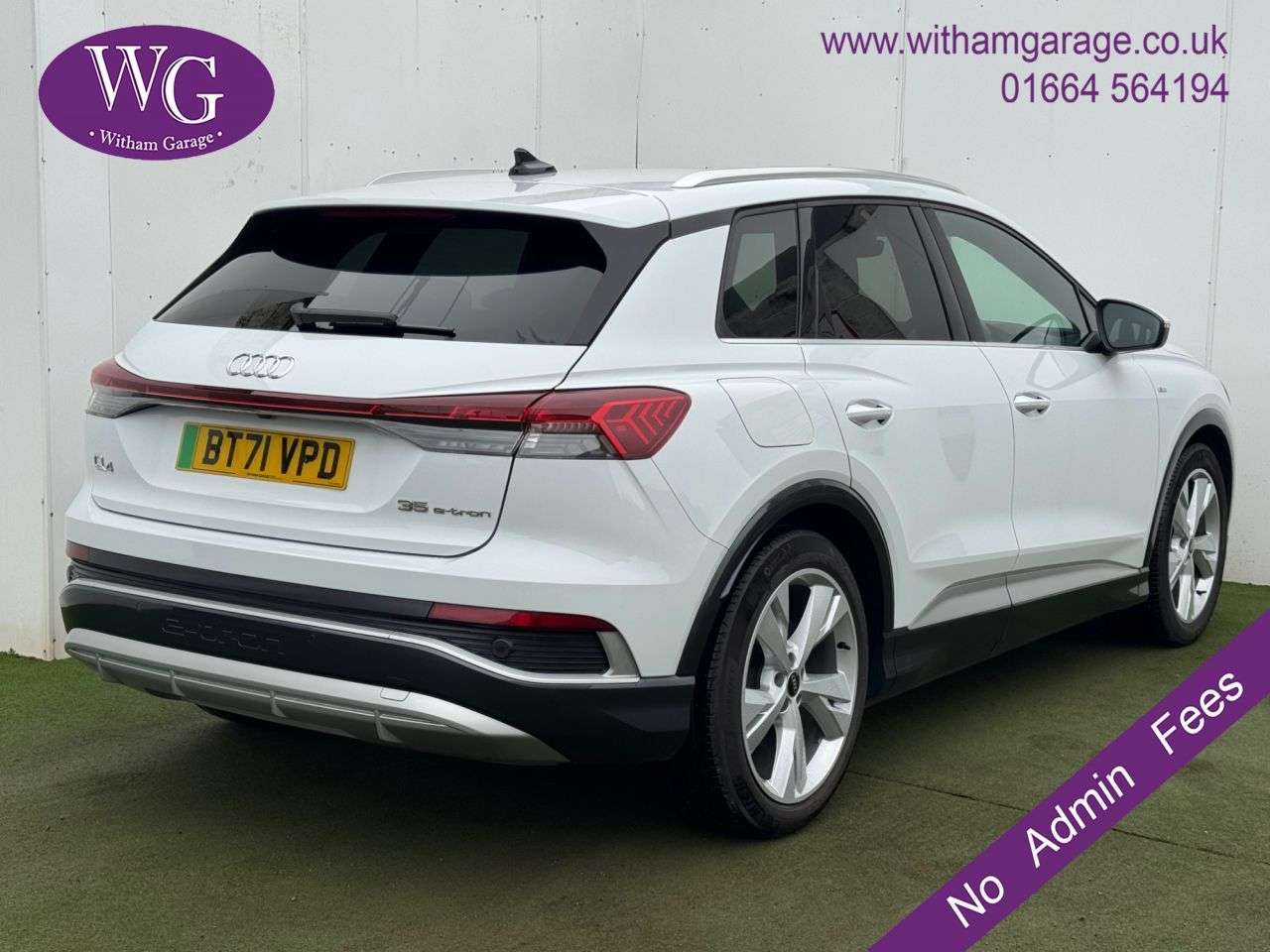 A 2021 AUDI Q4 E-TRON 35 S line SUV 5dr Electric Auto 55kWh (170 ps) A 2021 AUDI Q4 E-TRON 35 S line SUV 5dr Electric Auto 55kWh (170 ps)