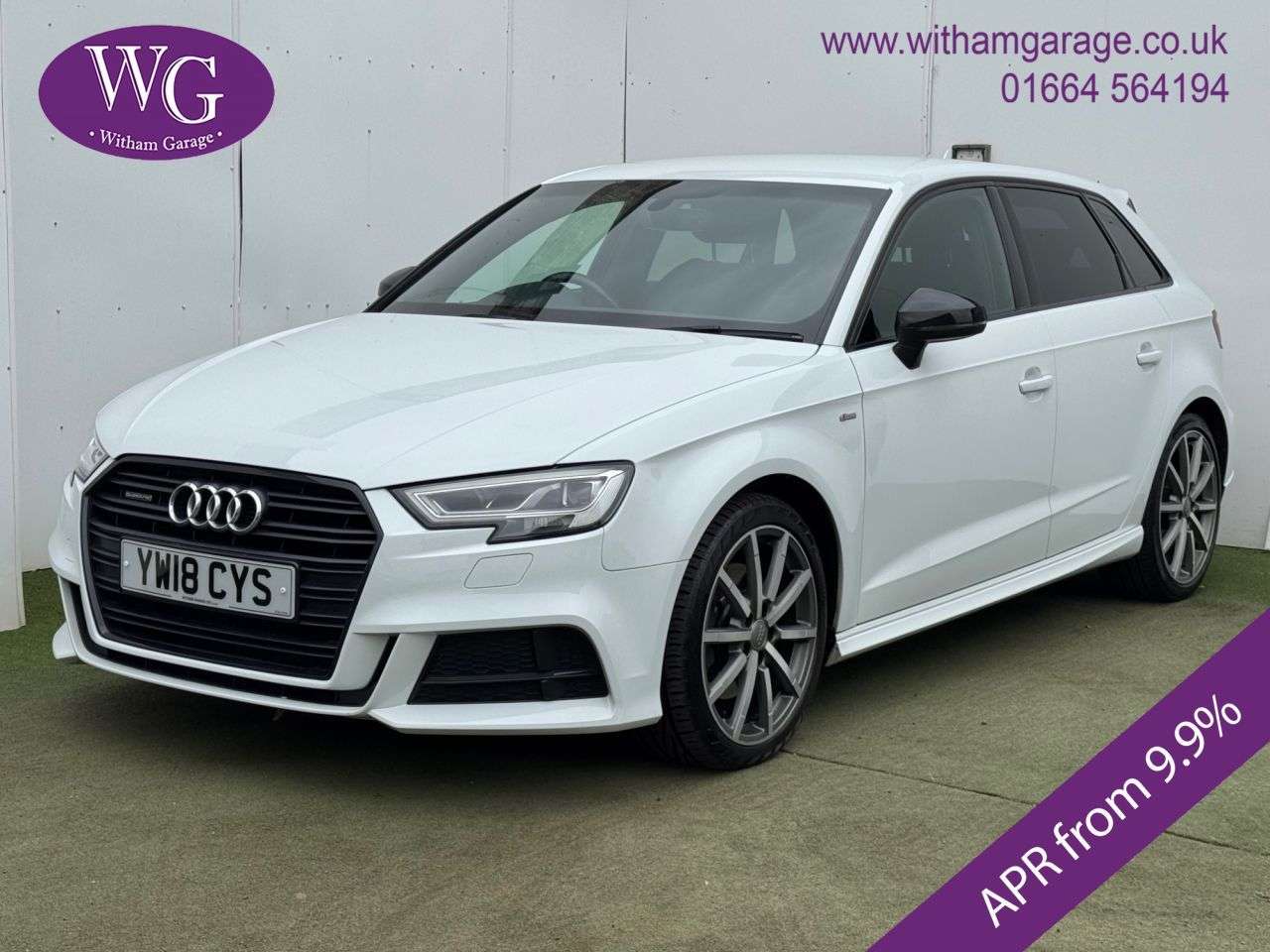 A 2018 AUDI A3 2.0 TFSI Black Edition Sportback 5dr Petrol S Tronic quattro Euro 6 (s/s) ( A 2018 AUDI A3 2.0 TFSI Black Edition Sportback 5dr Petrol S Tronic quattro Euro 6 (s/s) (