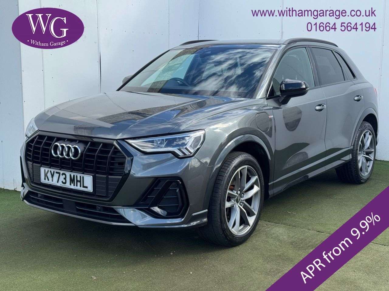 A 2023 AUDI Q3 1.4 TFSIe 45 Black Edition SUV 5dr Petrol Plug-in Hybrid S Tronic Euro 6 (s A 2023 AUDI Q3 1.4 TFSIe 45 Black Edition SUV 5dr Petrol Plug-in Hybrid S Tronic Euro 6 (s