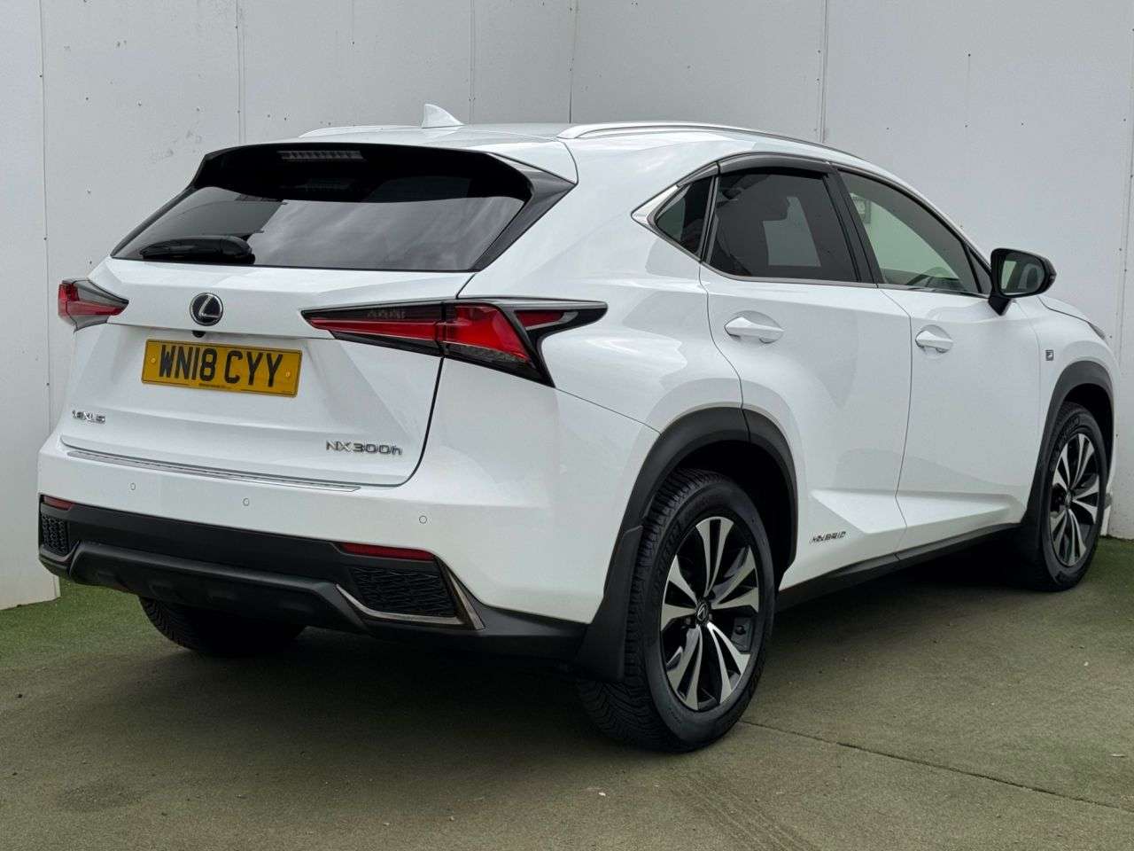A 2018 LEXUS NX 2.5 300h F Sport SUV 5dr Petrol Hybrid E-CVT 4WD Euro 6 (s/s) (197 ps) A 2018 LEXUS NX 2.5 300h F Sport SUV 5dr Petrol Hybrid E-CVT 4WD Euro 6 (s/s) (197 ps)