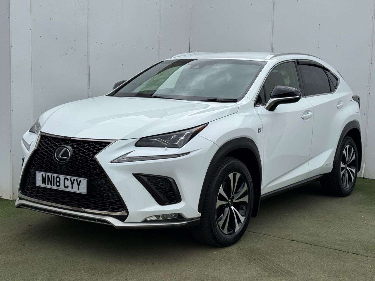 A 2018 LEXUS NX 2.5 300h F Sport SUV 5dr Petrol Hybrid E-CVT 4WD Euro 6 (s/s) (197 ps) A 2018 LEXUS NX 2.5 300h F Sport SUV 5dr Petrol Hybrid E-CVT 4WD Euro 6 (s/s) (197 ps)