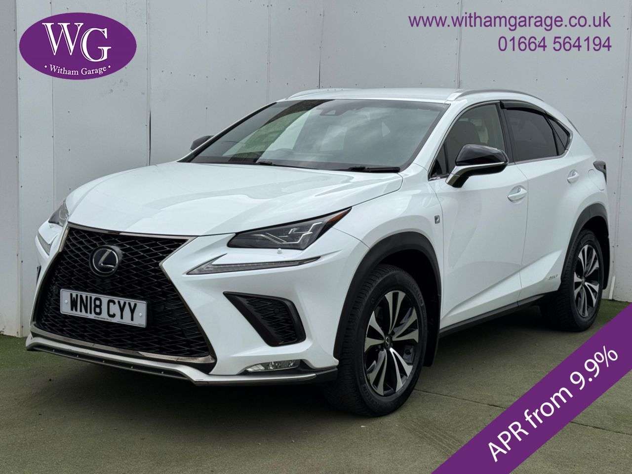 A 2018 LEXUS NX 2.5 300h F Sport SUV 5dr Petrol Hybrid E-CVT 4WD Euro 6 (s/s) (197 ps) A 2018 LEXUS NX 2.5 300h F Sport SUV 5dr Petrol Hybrid E-CVT 4WD Euro 6 (s/s) (197 ps)