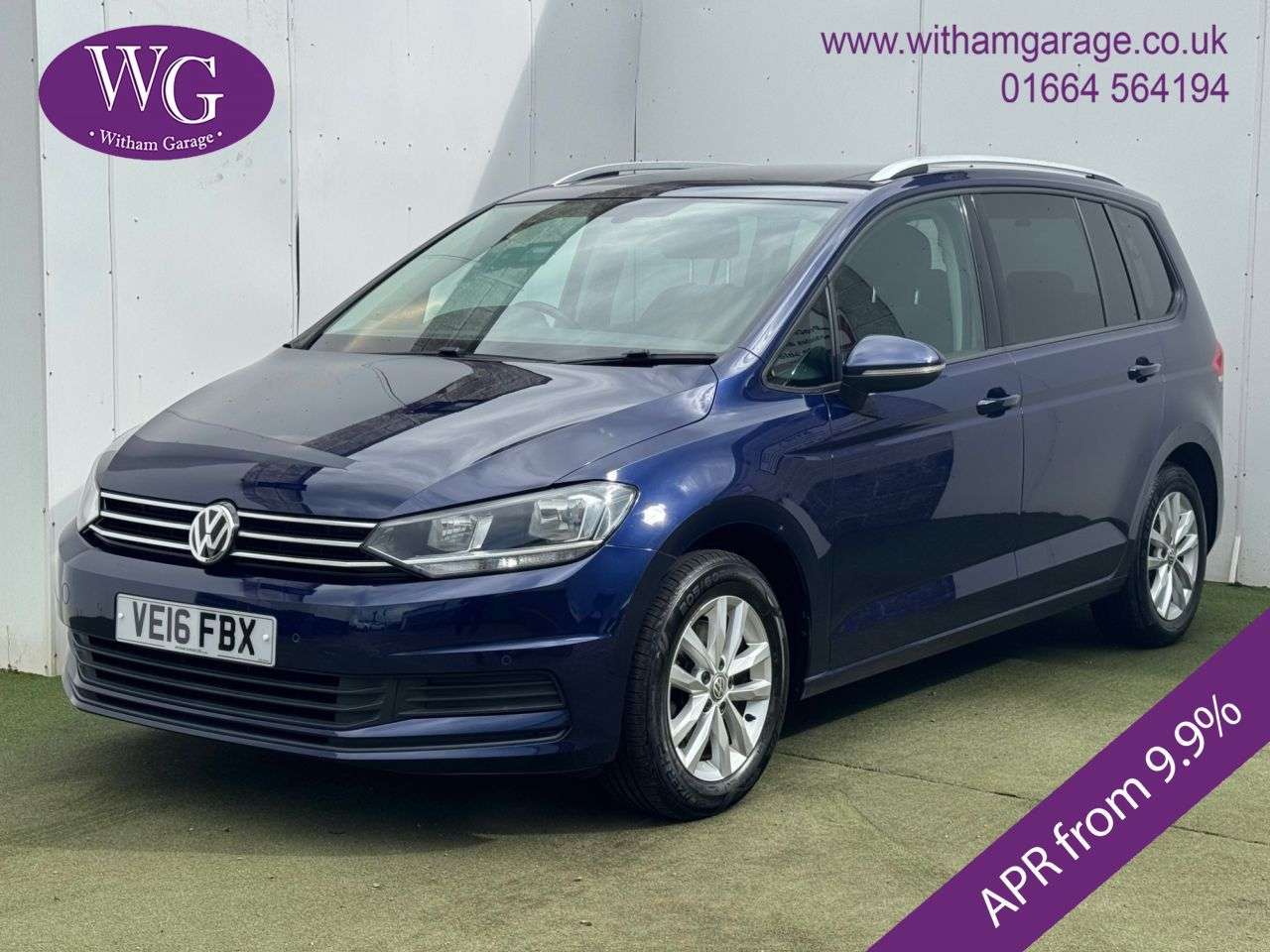 A 2016 VOLKSWAGEN TOURAN 1.6 TDI BlueMotion Tech SE Family MPV 5dr Diesel DSG Euro 6 (s/s) (110 ps) A 2016 VOLKSWAGEN TOURAN 1.6 TDI BlueMotion Tech SE Family MPV 5dr Diesel DSG Euro 6 (s/s) (110 ps)