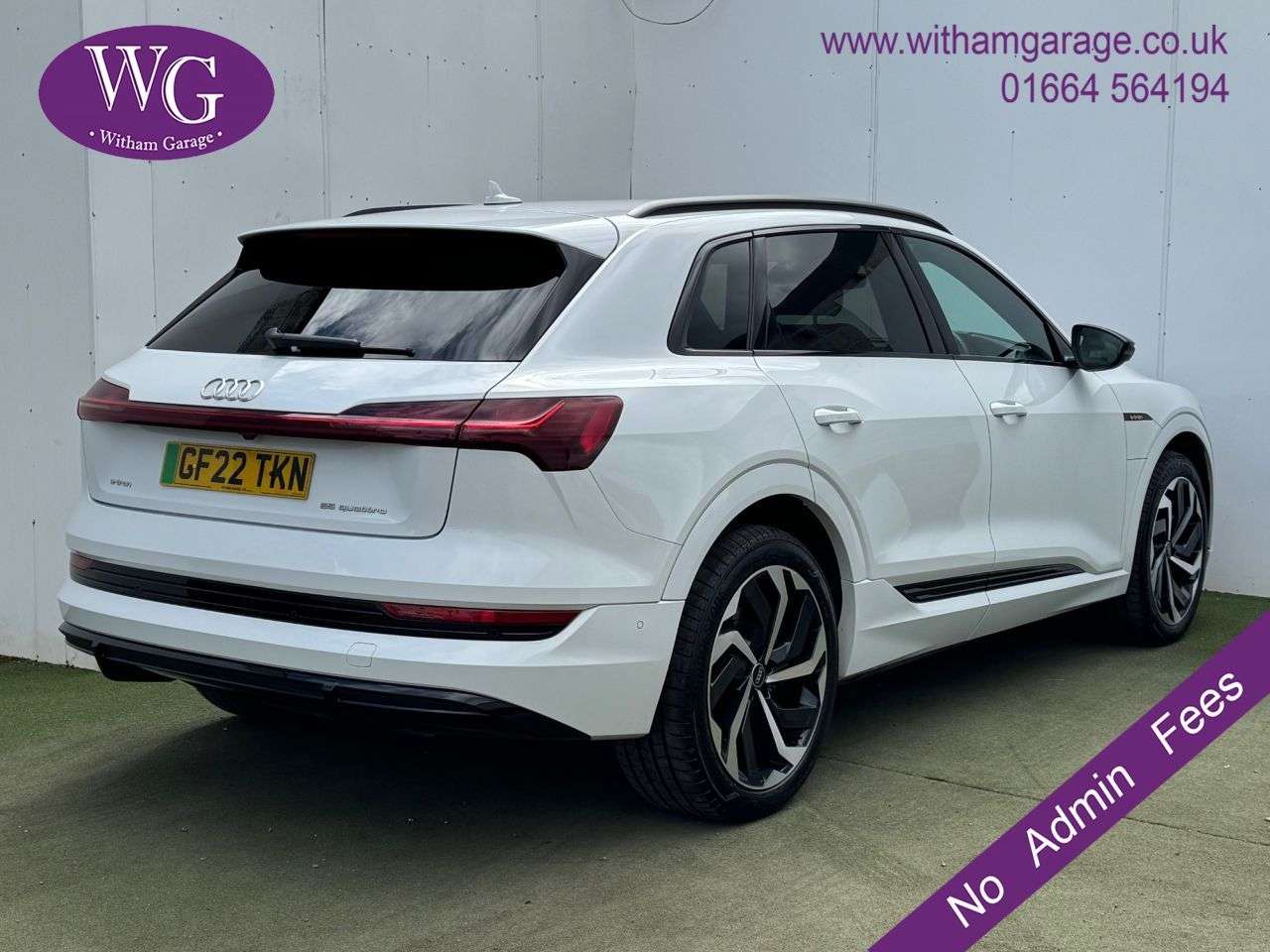 A 2022 AUDI E-TRON 55 Black Edition SUV 5dr Electric Auto quattro 95kWh (11kW Charger) (408 ps A 2022 AUDI E-TRON 55 Black Edition SUV 5dr Electric Auto quattro 95kWh (11kW Charger) (408 ps