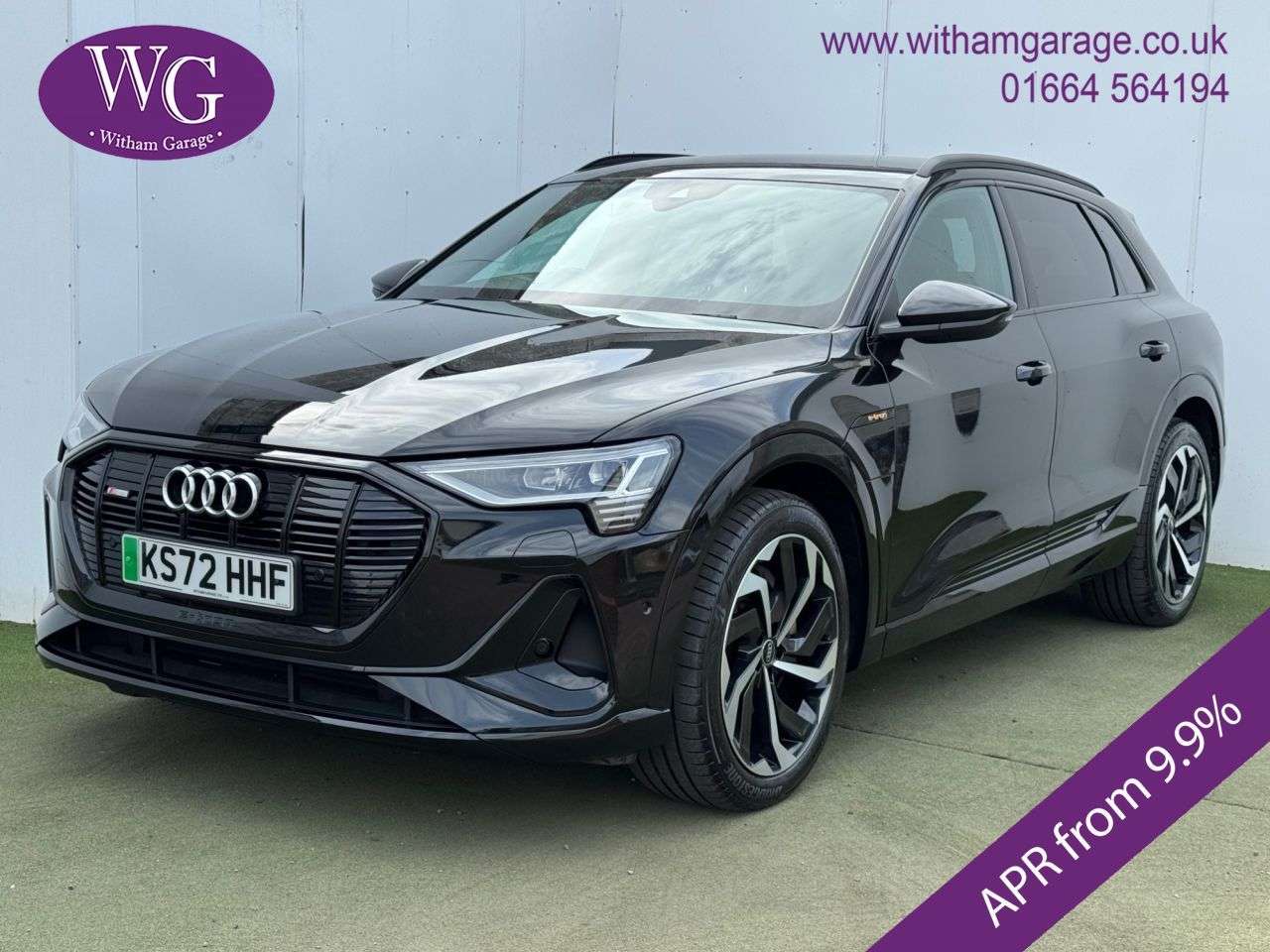 A 2022 AUDI E-TRON 55 Black Edition SUV 5dr Electric Auto quattro 95kWh (11kW Charger) (408 ps A 2022 AUDI E-TRON 55 Black Edition SUV 5dr Electric Auto quattro 95kWh (11kW Charger) (408 ps