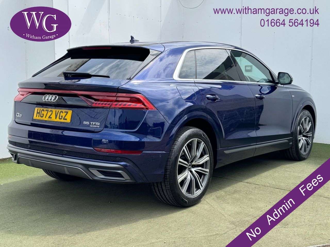 A 2022 AUDI Q8 3.0 TFSI V6 55 S line SUV 5dr Petrol Tiptronic quattro Euro 6 (s/s) (340 ps A 2022 AUDI Q8 3.0 TFSI V6 55 S line SUV 5dr Petrol Tiptronic quattro Euro 6 (s/s) (340 ps
