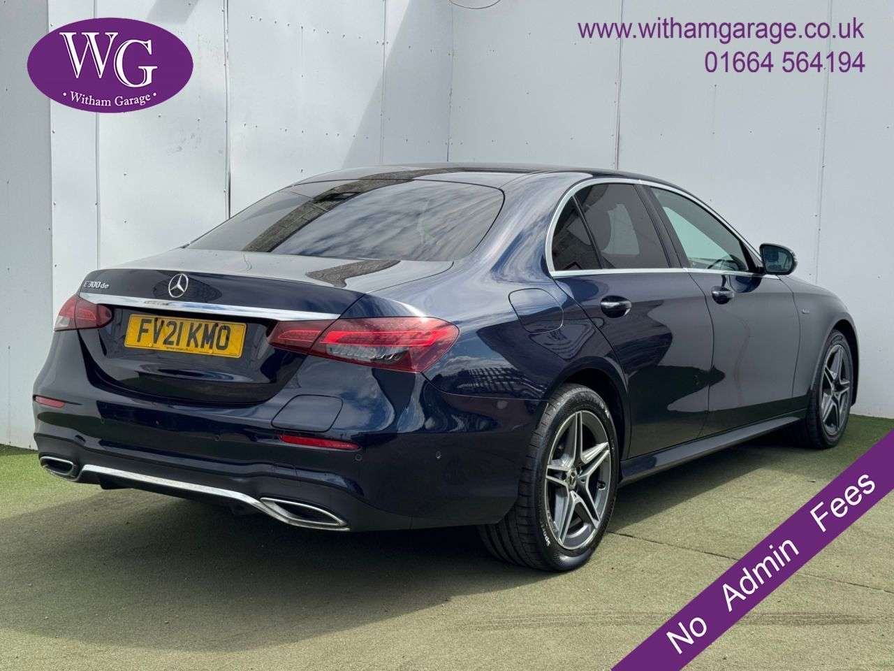 A 2021 MERCEDES-BENZ E CLASS 2.0 E300de 13.5kWh AMG Line Saloon 4dr Diesel Plug-in Hybrid G-Tronic+ Euro A 2021 MERCEDES-BENZ E CLASS 2.0 E300de 13.5kWh AMG Line Saloon 4dr Diesel Plug-in Hybrid G-Tronic+ Euro
