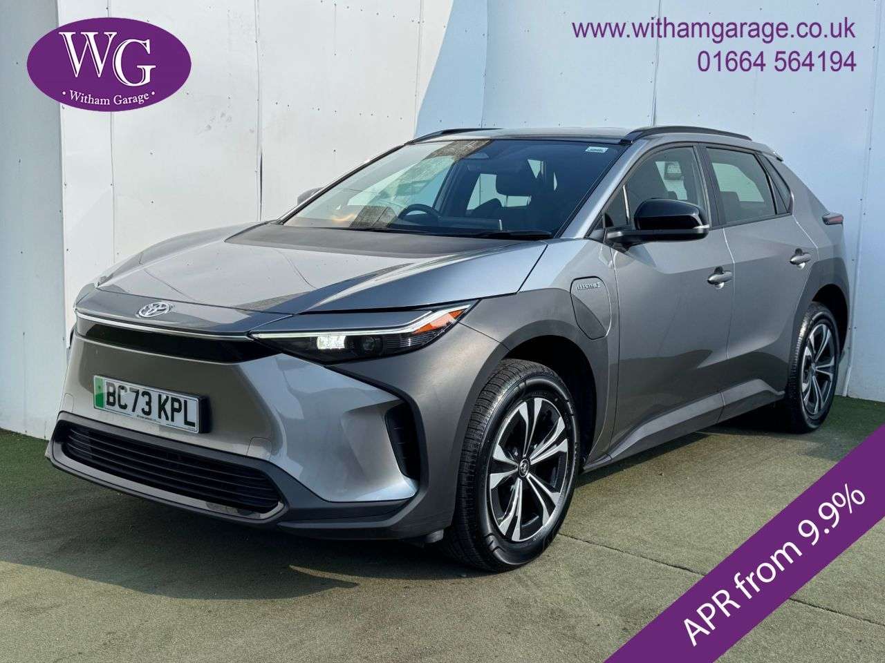 A 2024 TOYOTA BZ4X 71.4kWh Pure SUV 5dr Electric Auto (11kW OBC) (204 ps) A 2024 TOYOTA BZ4X 71.4kWh Pure SUV 5dr Electric Auto (11kW OBC) (204 ps)