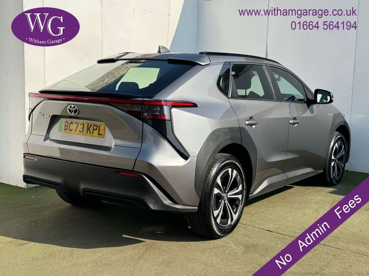 A 2024 TOYOTA BZ4X 71.4kWh Pure SUV 5dr Electric Auto (11kW OBC) (204 ps) A 2024 TOYOTA BZ4X 71.4kWh Pure SUV 5dr Electric Auto (11kW OBC) (204 ps)