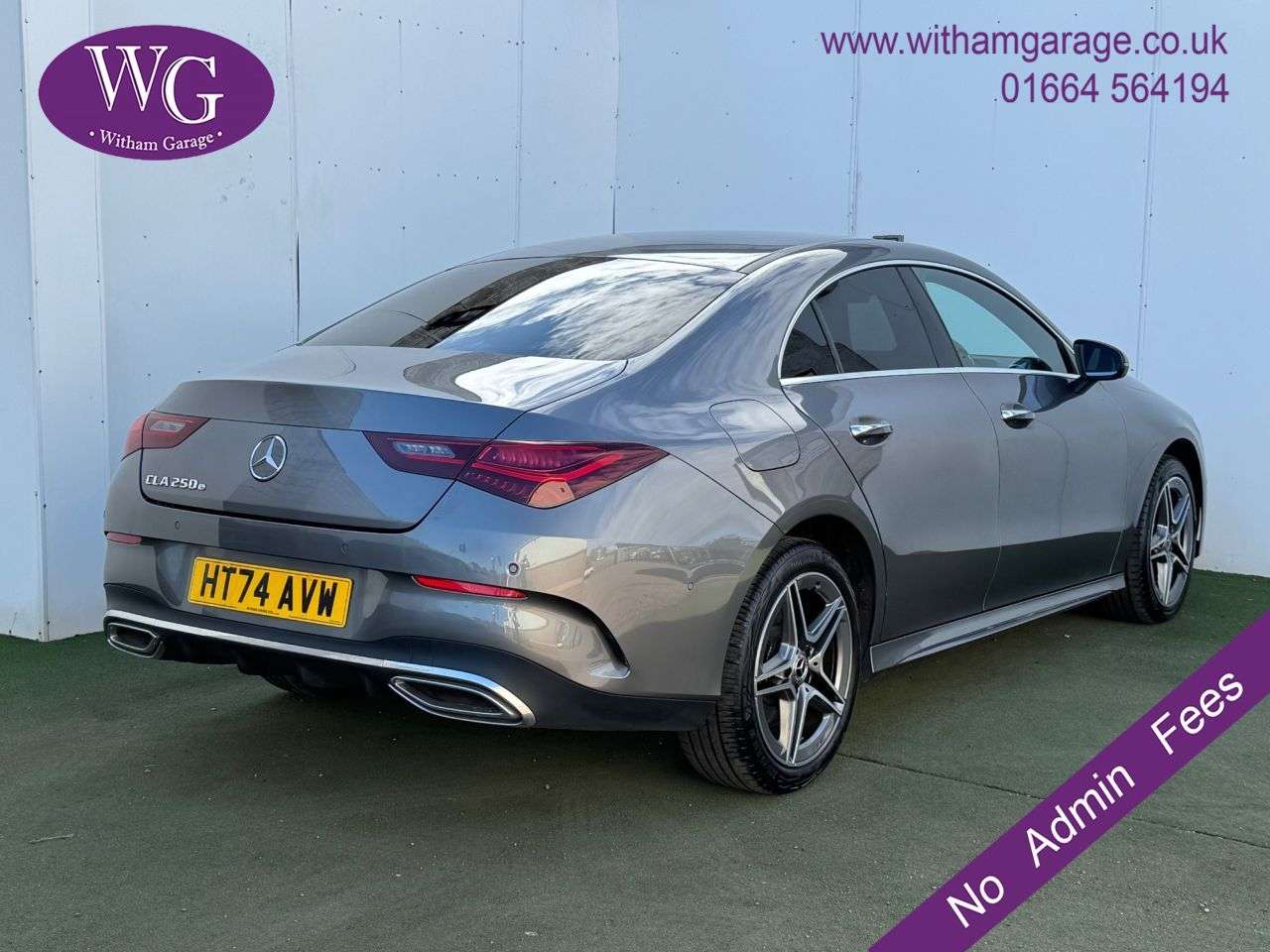 A 2024 MERCEDES-BENZ CLA 1.3 CLA250e 15.6kWh AMG Line (Executive) Coupe 4dr Petrol Plug-in Hybrid 8G A 2024 MERCEDES-BENZ CLA 1.3 CLA250e 15.6kWh AMG Line (Executive) Coupe 4dr Petrol Plug-in Hybrid 8G