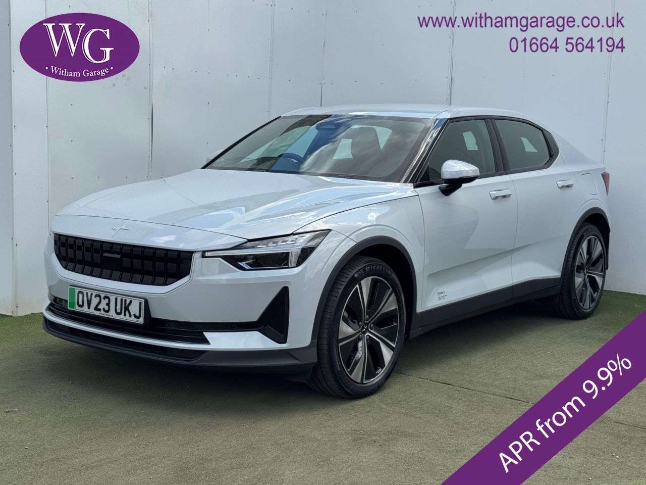 A 2023 POLESTAR POLESTAR 2 Single Motor 69kWh Standard Range Fastback 5dr Electric Auto FWD (231 ps) A 2023 POLESTAR POLESTAR 2 Single Motor 69kWh Standard Range Fastback 5dr Electric Auto FWD (231 ps)