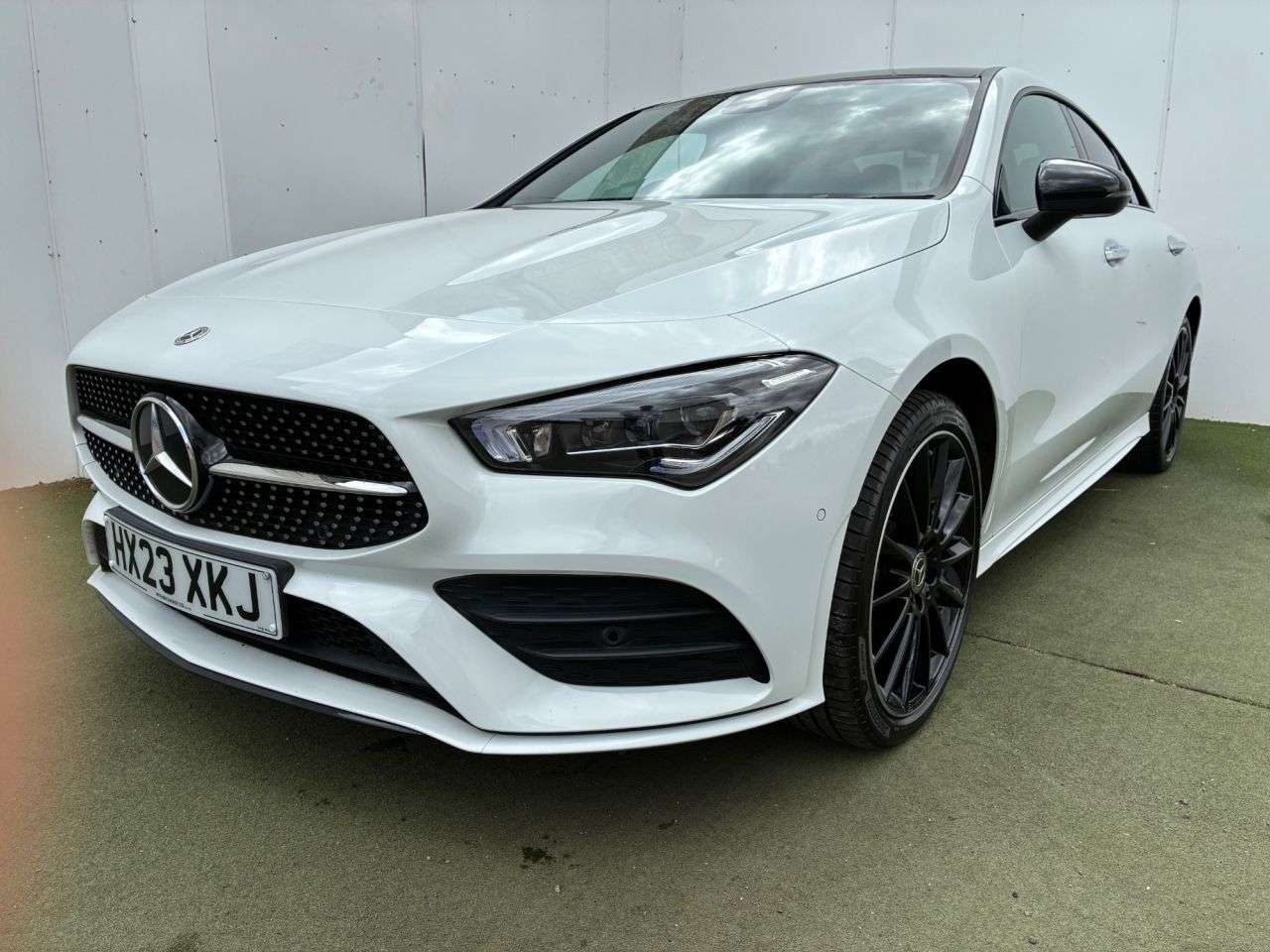 A 2023 MERCEDES-BENZ CLA 1.3 CLA250e 15.6kWh AMG Line Night Edition (Premium Plus) Coupe 4dr Petrol A 2023 MERCEDES-BENZ CLA 1.3 CLA250e 15.6kWh AMG Line Night Edition (Premium Plus) Coupe 4dr Petrol