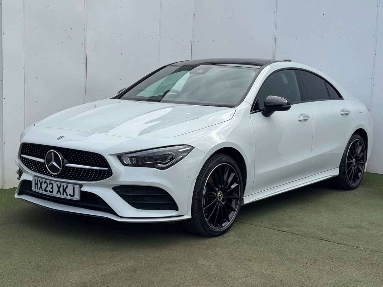 A 2023 MERCEDES-BENZ CLA 1.3 CLA250e 15.6kWh AMG Line Night Edition (Premium Plus) Coupe 4dr Petrol A 2023 MERCEDES-BENZ CLA 1.3 CLA250e 15.6kWh AMG Line Night Edition (Premium Plus) Coupe 4dr Petrol