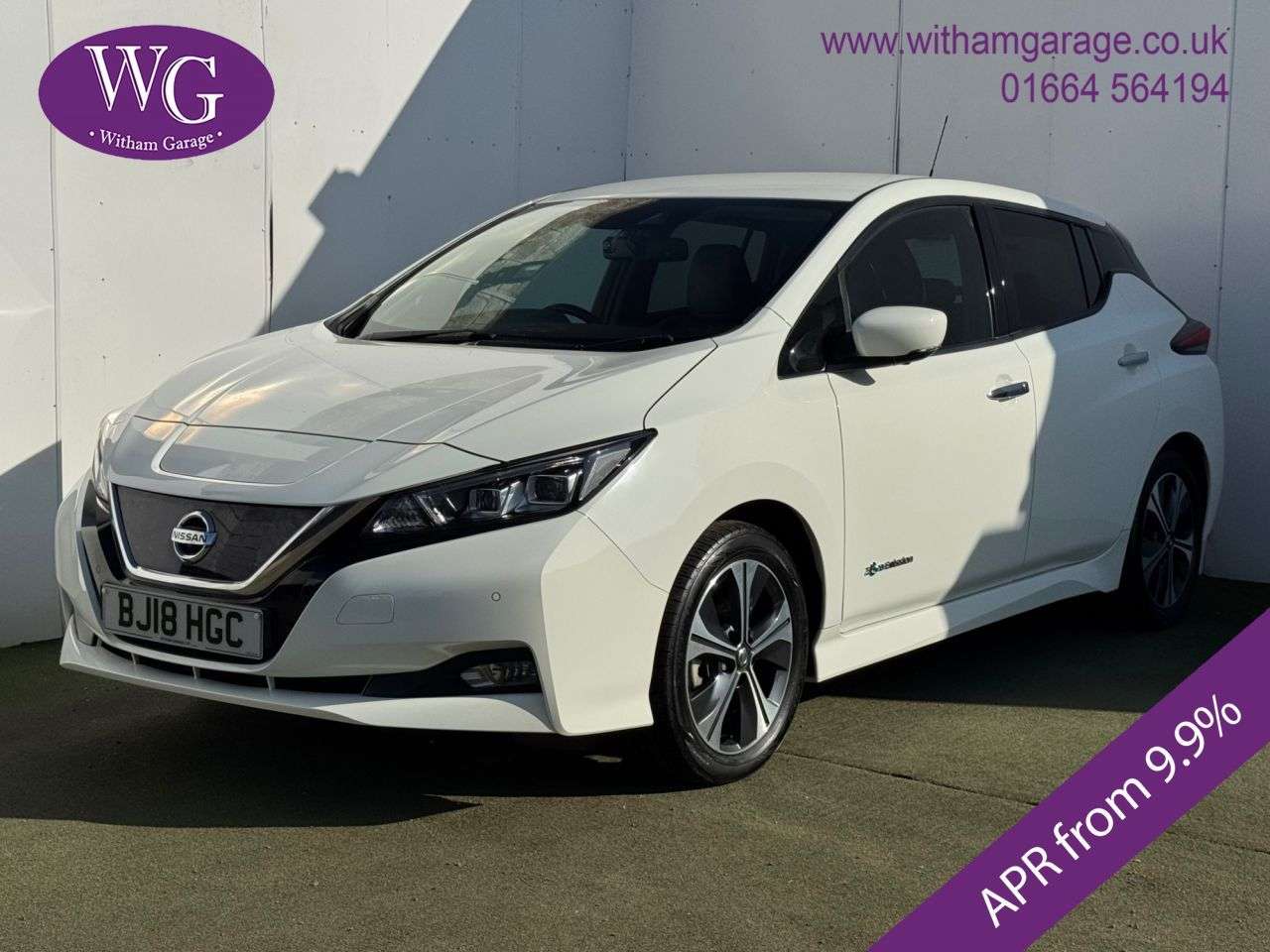 A 2018 NISSAN LEAF 40kWh Tekna Hatchback 5dr Electric Auto (150 ps) A 2018 NISSAN LEAF 40kWh Tekna Hatchback 5dr Electric Auto (150 ps)