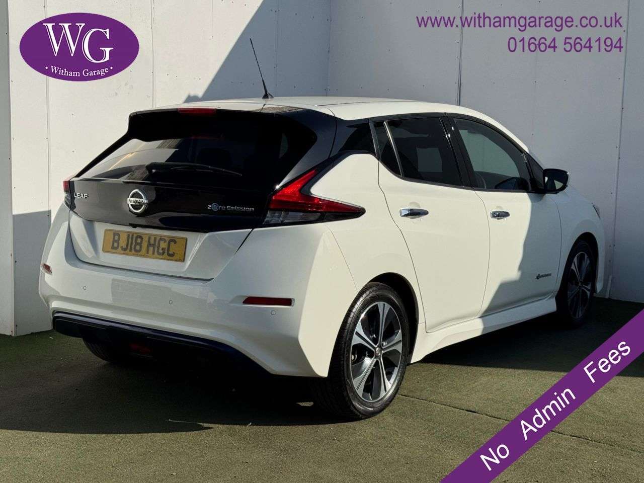 A 2018 NISSAN LEAF 40kWh Tekna Hatchback 5dr Electric Auto (150 ps) A 2018 NISSAN LEAF 40kWh Tekna Hatchback 5dr Electric Auto (150 ps)
