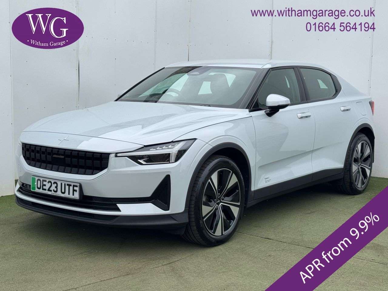 A 2023 POLESTAR POLESTAR 2 Single Motor 69kWh Standard Range Fastback 5dr Electric Auto FWD (231 ps) A 2023 POLESTAR POLESTAR 2 Single Motor 69kWh Standard Range Fastback 5dr Electric Auto FWD (231 ps)