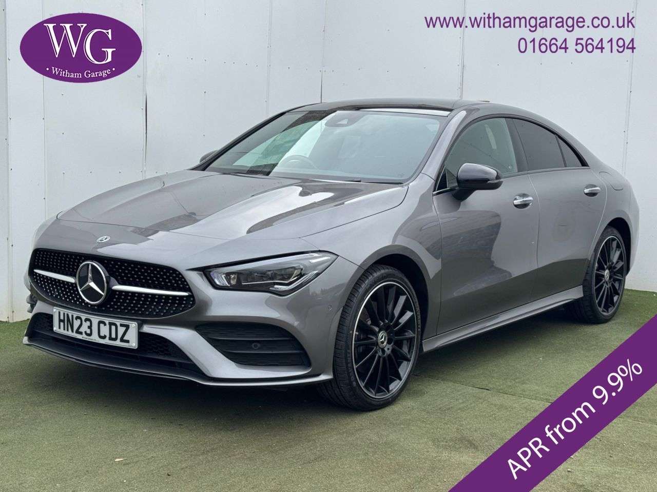 A 2023 MERCEDES-BENZ CLA 1.3 CLA250e 15.6kWh AMG Line Night Edition (Premium Plus) Coupe 4dr Petrol A 2023 MERCEDES-BENZ CLA 1.3 CLA250e 15.6kWh AMG Line Night Edition (Premium Plus) Coupe 4dr Petrol