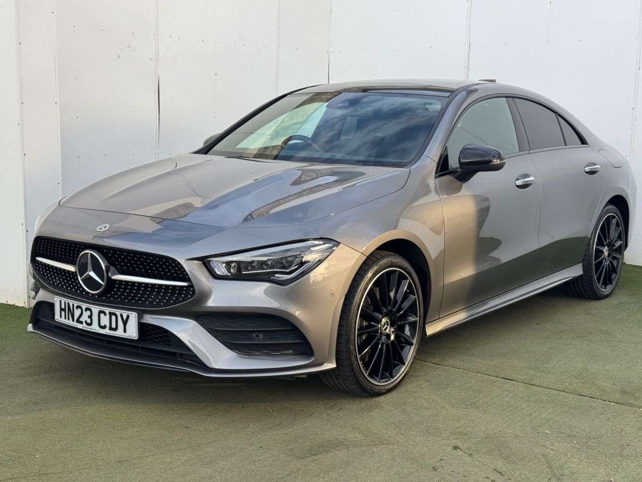 A 2023 MERCEDES-BENZ CLA 1.3 CLA250e 15.6kWh AMG Line Night Edition (Premium Plus) Coupe 4dr Petrol A 2023 MERCEDES-BENZ CLA 1.3 CLA250e 15.6kWh AMG Line Night Edition (Premium Plus) Coupe 4dr Petrol