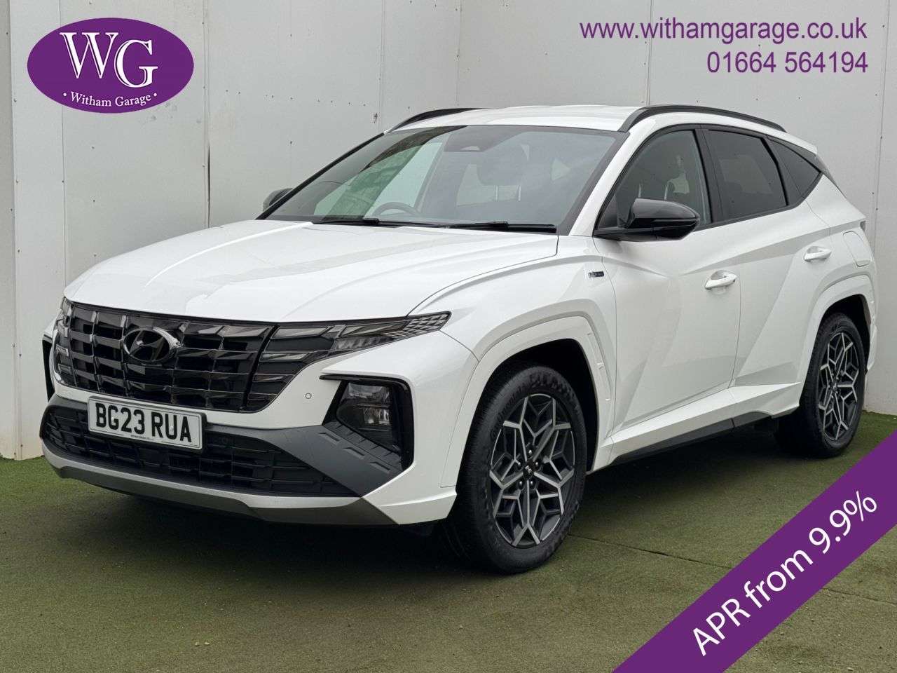 A 2023 HYUNDAI TUCSON 1.6 T-GDi 13.8kWh N Line SUV 5dr Petrol Plug-in Hybrid Auto 4WD Euro 6 (s/s A 2023 HYUNDAI TUCSON 1.6 T-GDi 13.8kWh N Line SUV 5dr Petrol Plug-in Hybrid Auto 4WD Euro 6 (s/s