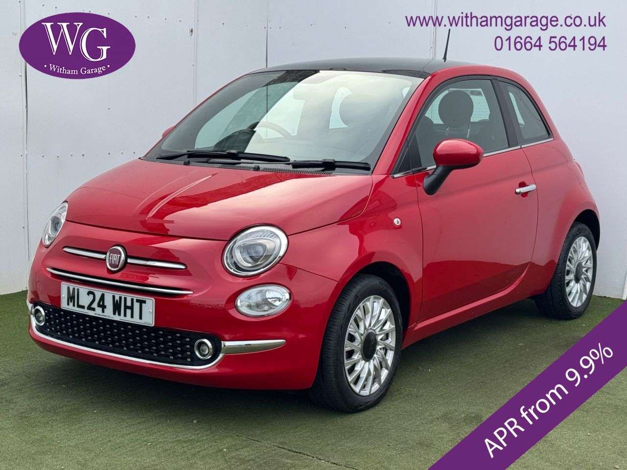 A 2024 FIAT 500 1.0 MHEV Hatchback 3dr Petrol Manual Euro 6 (s/s) (70 bhp) A 2024 FIAT 500 1.0 MHEV Hatchback 3dr Petrol Manual Euro 6 (s/s) (70 bhp)