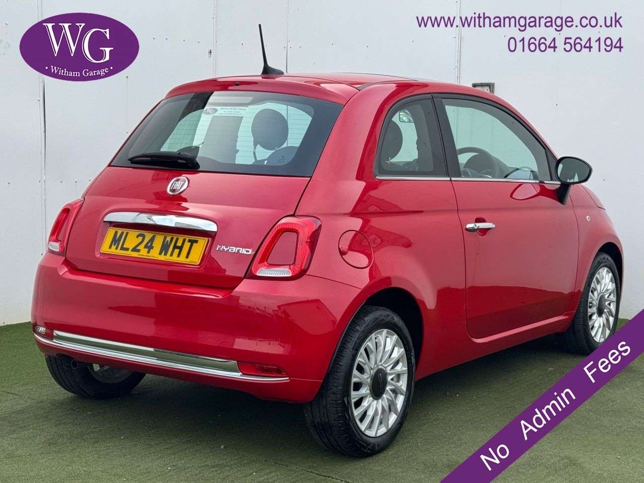 A 2024 FIAT 500 1.0 MHEV Hatchback 3dr Petrol Manual Euro 6 (s/s) (70 bhp) A 2024 FIAT 500 1.0 MHEV Hatchback 3dr Petrol Manual Euro 6 (s/s) (70 bhp)