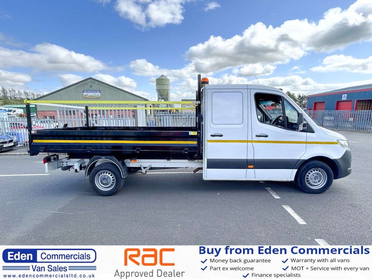 A 2021 MERCEDES-BENZ SPRINTER 2.0 315 CDI 148 BHP DOUBLE CAB TIPPER A 2021 MERCEDES-BENZ SPRINTER 2.0 315 CDI 148 BHP DOUBLE CAB TIPPER