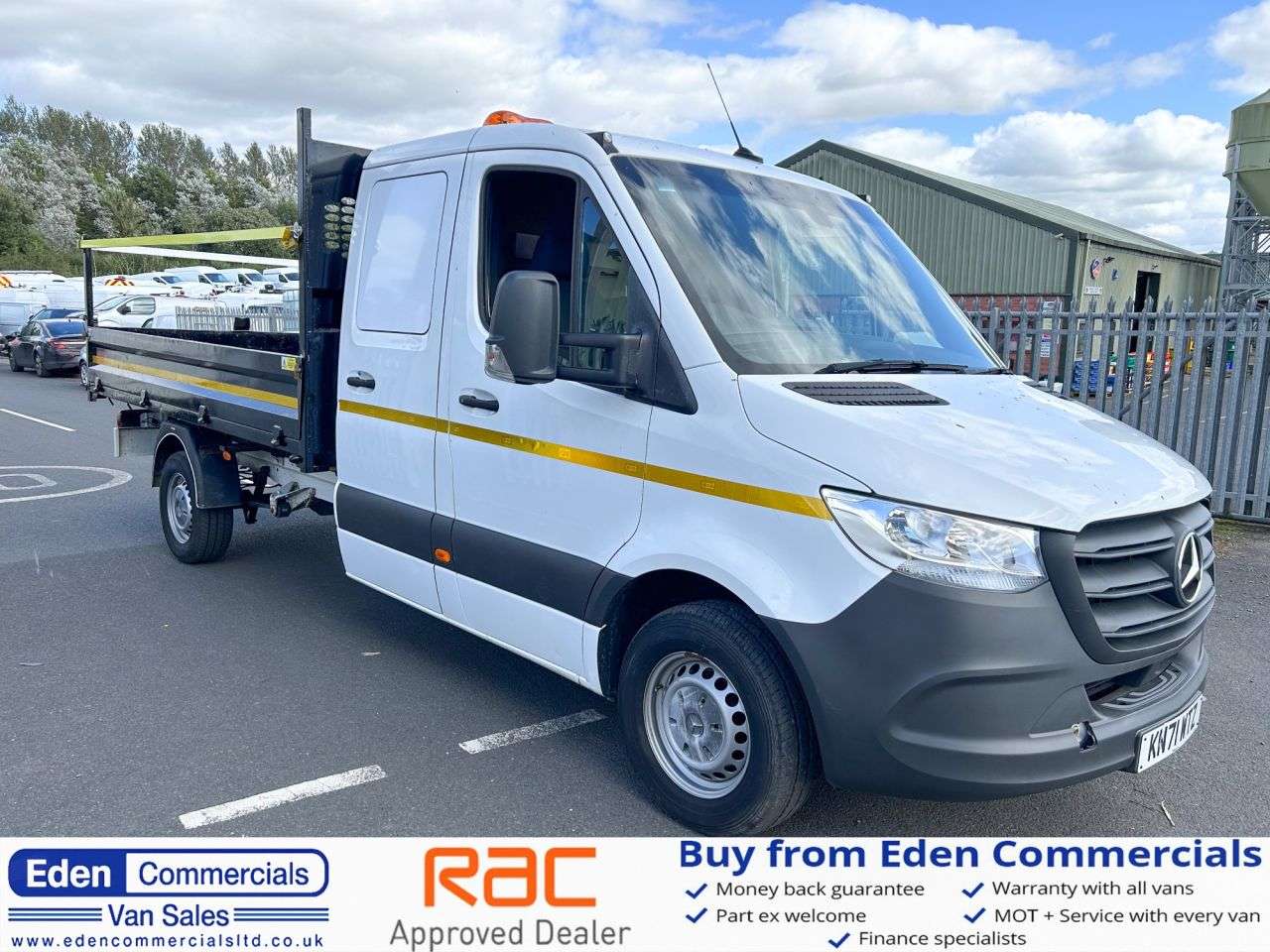 A 2021 MERCEDES-BENZ SPRINTER 2.0 315 CDI 148 BHP DOUBLE CAB TIPPER A 2021 MERCEDES-BENZ SPRINTER 2.0 315 CDI 148 BHP DOUBLE CAB TIPPER