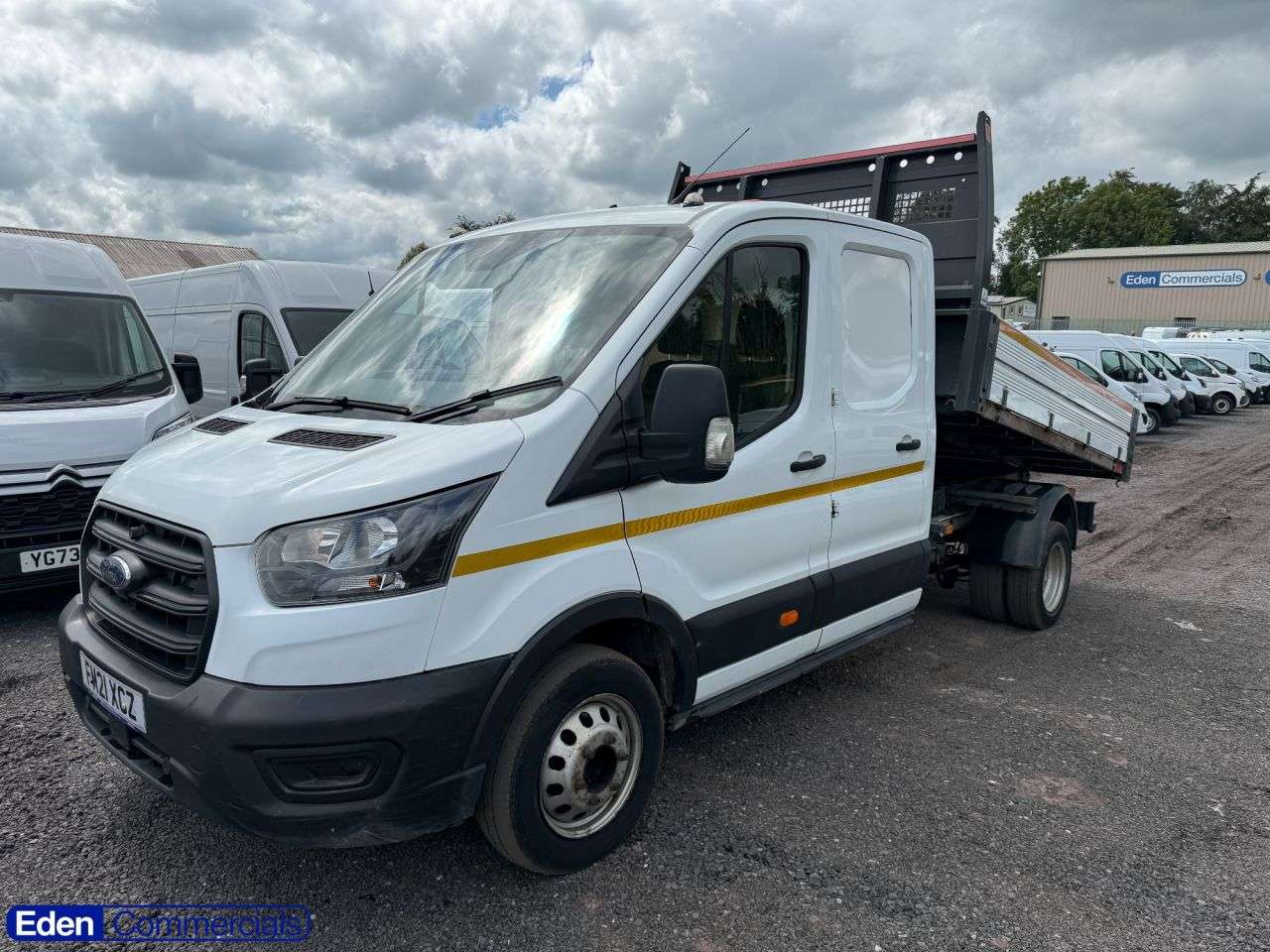 A 2021 FORD TRANSIT 2.0 350 LEADER CRC ECOBLUE 129 BHP DOUBLE CAB TIPPER A 2021 FORD TRANSIT 2.0 350 LEADER CRC ECOBLUE 129 BHP DOUBLE CAB TIPPER