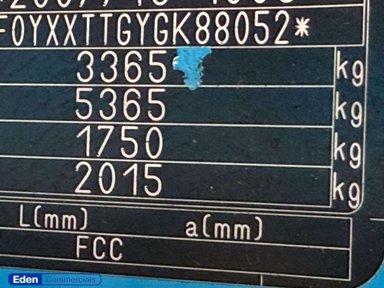 2016 FORD TRANSIT CUSTOM 2016 FORD TRANSIT CUSTOM