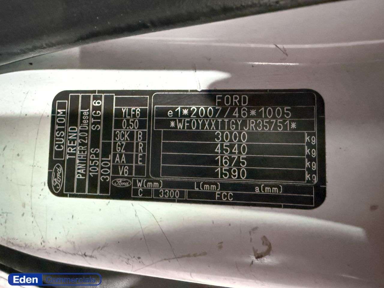 2018 FORD TRANSIT CUSTOM 2018 FORD TRANSIT CUSTOM