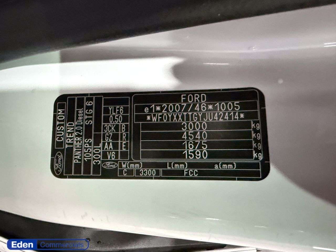 2020 FORD TRANSIT CUSTOM 2020 FORD TRANSIT CUSTOM