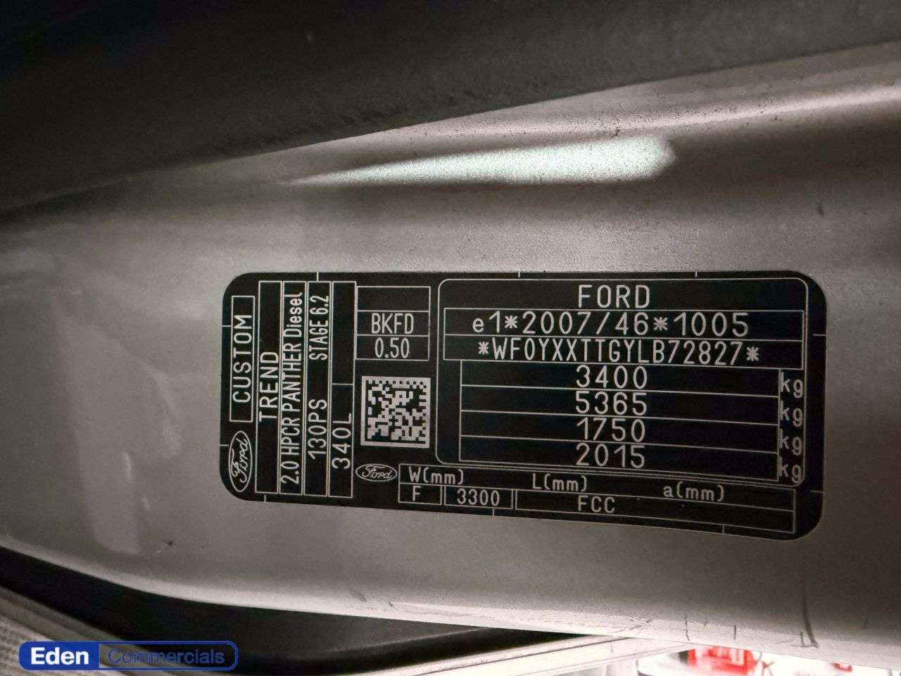 2020 FORD TRANSIT CUSTOM 2020 FORD TRANSIT CUSTOM