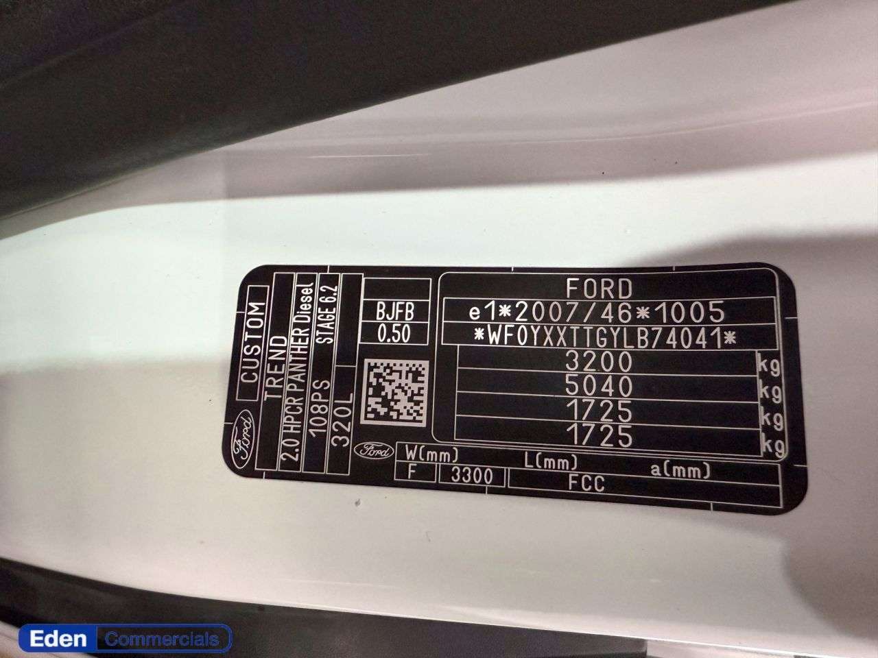 2020 FORD TRANSIT CUSTOM 2020 FORD TRANSIT CUSTOM