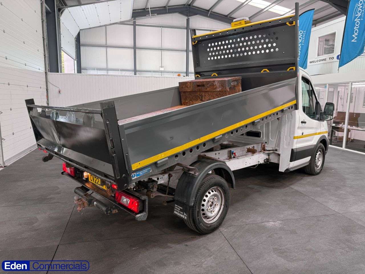A 2022 FORD TRANSIT 2.0 350 Single Cab Tipper Diesel Manual FWD L2 Euro 6 (s/s) (1-Stop) (130 p A 2022 FORD TRANSIT 2.0 350 Single Cab Tipper Diesel Manual FWD L2 Euro 6 (s/s) (1-Stop) (130 p