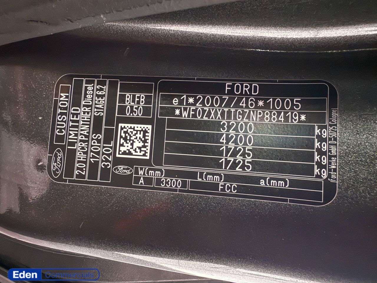 2022 FORD TRANSIT CUSTOM 2022 FORD TRANSIT CUSTOM