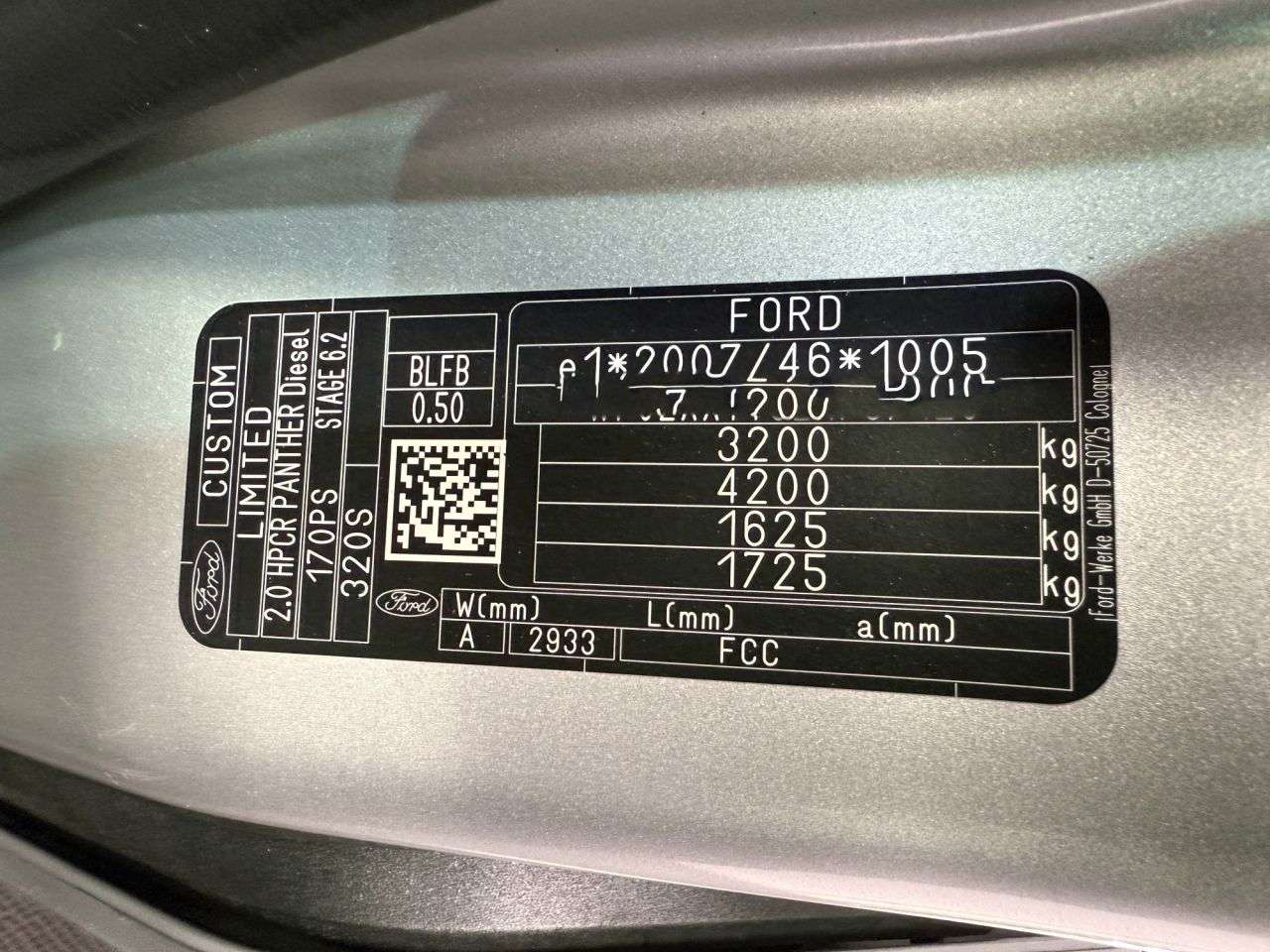 2022 FORD TRANSIT CUSTOM 2022 FORD TRANSIT CUSTOM