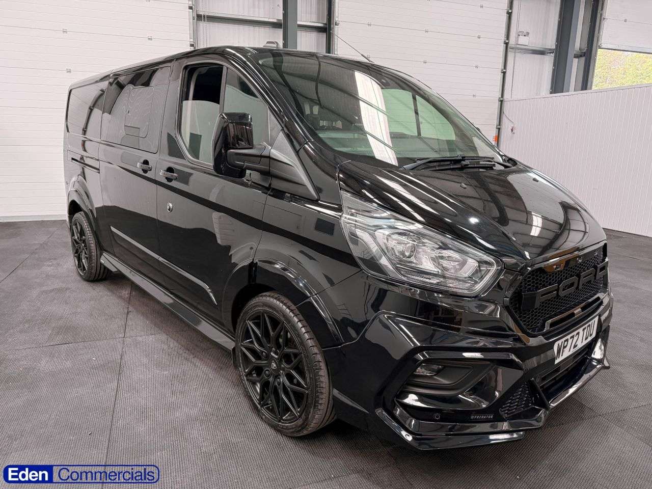 A 2022 FORD TRANSIT CUSTOM 2.0 320 EcoBlue Limited Crew l Auto L2 H1 Euro 6 (170 ps) OVER 200 VANS ON A 2022 FORD TRANSIT CUSTOM 2.0 320 EcoBlue Limited Crew l Auto L2 H1 Euro 6 (170 ps) OVER 200 VANS ON
