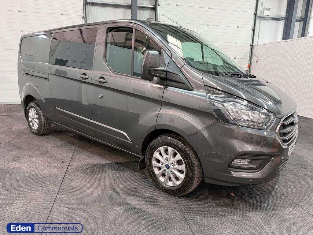 A 2022 FORD TRANSIT CUSTOM 2.0 320 EcoBlue Limited Crew Van Auto L2 H1 Euro 6 (170 ps) OVER 200 VANS O A 2022 FORD TRANSIT CUSTOM 2.0 320 EcoBlue Limited Crew Van Auto L2 H1 Euro 6 (170 ps) OVER 200 VANS O