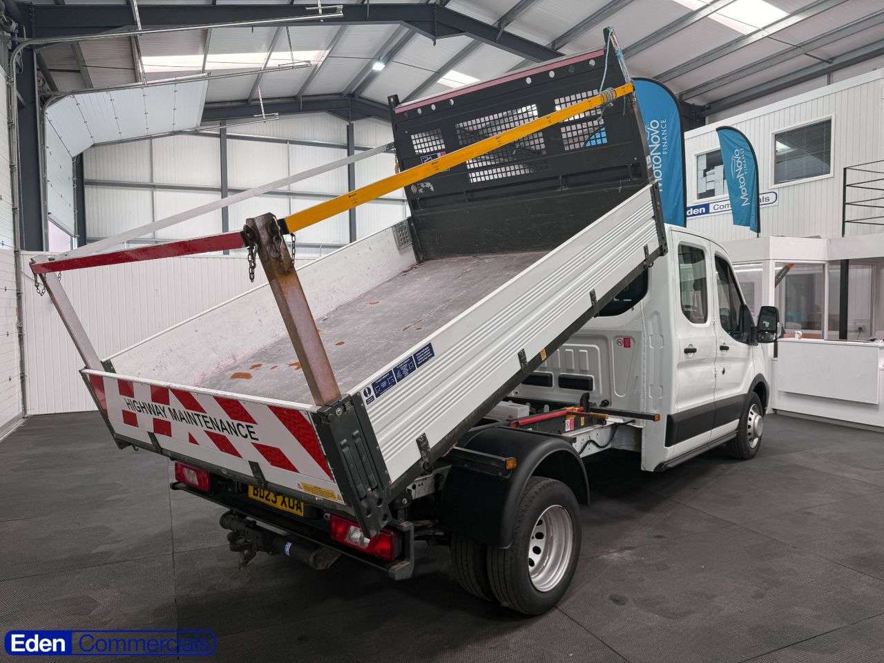 A 2023 FORD TRANSIT 2.0 350 EcoBlue Chassis Double Cab RWD Tipper L3 Euro 6 (s/s) (130 ps) RAC A 2023 FORD TRANSIT 2.0 350 EcoBlue Chassis Double Cab RWD Tipper L3 Euro 6 (s/s) (130 ps) RAC